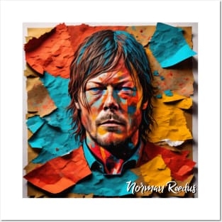 Norman Reedus // Paper Art Posters and Art